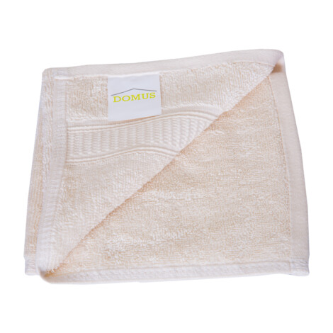 Domus: Face Towel: 400 GSM, (33x33)cm, Cream
