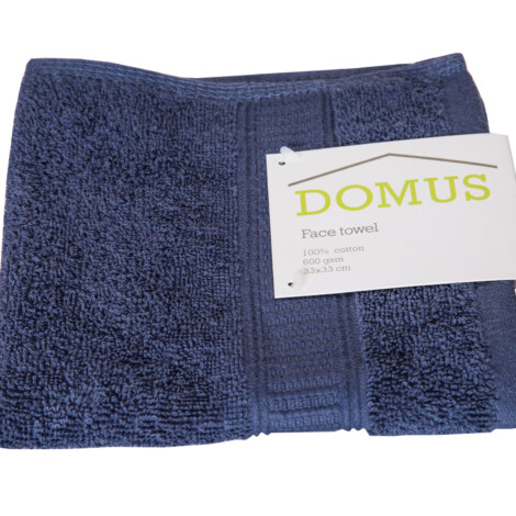 Domus: Hand Towel: 400 GSM, (40×60)cm, Navy Blue 1