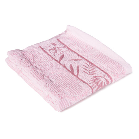 Face Towel Forest Design (33x33)cm, Pink