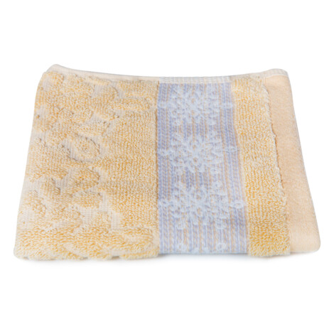 Flake Face Towel: (33×33)cm, Beige 1