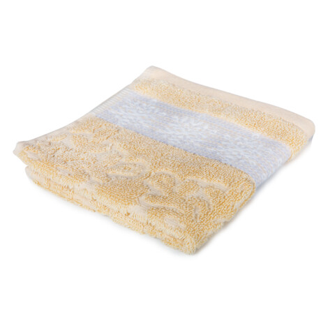 Flake Face Towel: (33x33)cm, Beige