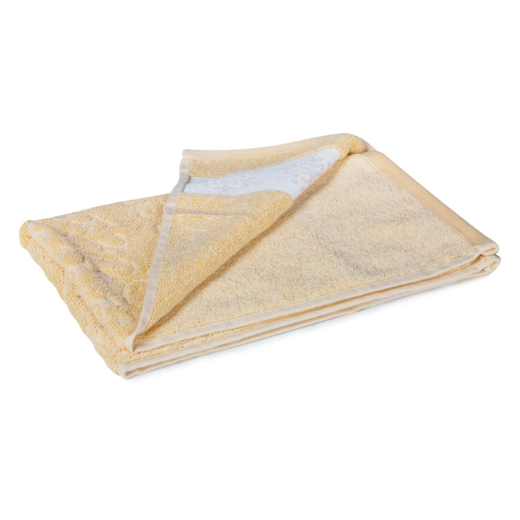 Flake Hand Towel: (41x66)cm, Beige