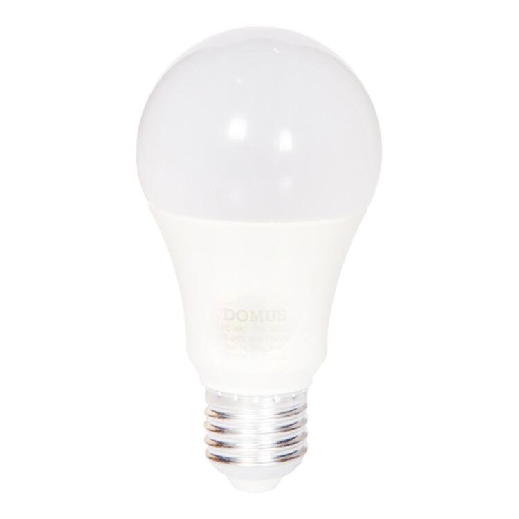 Domus /FSL: LED Bulb, E27 A60 240V, 12W, 1050LM, 200°, 4000K