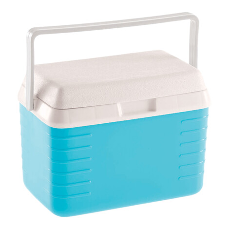 Ice Cooler With Lid And Handle ; 5Lts, White/Blue 1