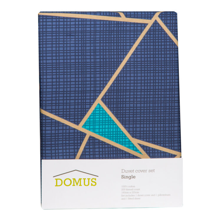 Domus: Single Duvet Cover Set: 3pcs: (160x220)cm