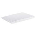 Domus: Pillow Case Set: 2pc, 250TC-100% Cotton: 1.0 Stripes (50x90+5)cm, White