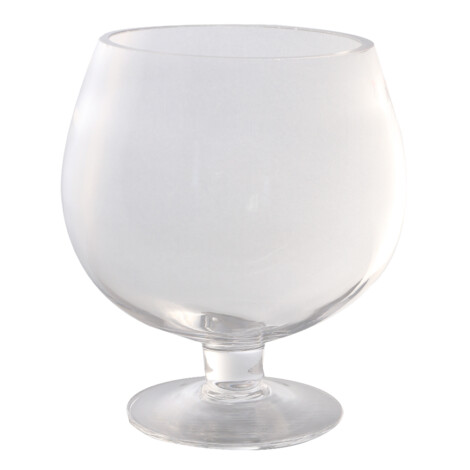 Domus: Clear  Wine Cup Glass Vase: 16cm 1