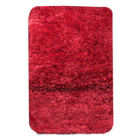 Microfiber Bath Mat: (50×80)cm, Red 1