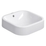 Happy D.2: Wash Bowl With Overflow: White, 40cm