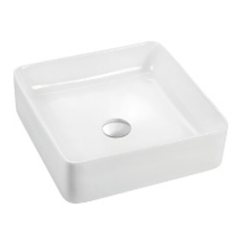 Art-Deco: Washbasin; (41x41x11)cm, White 1