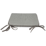 Oridie-D Seat Pad; (36x37x3)cm, Grey