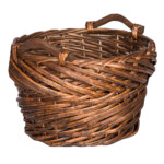 Domus: Round Willow Basket: (33x21.5)cm: Large