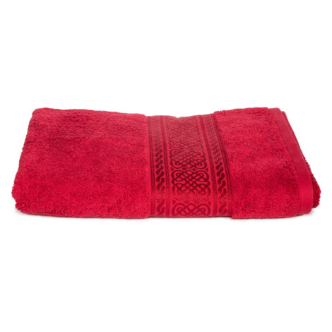Arabes Beach Towel: (81×163)cm, Burgundy 1