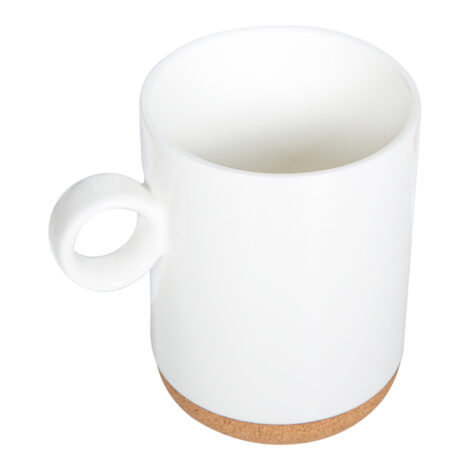 Porcelain Mug With Cork Base: 1pc 1