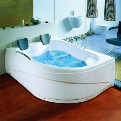 Massage BathTub:(178x130x67)cm, White