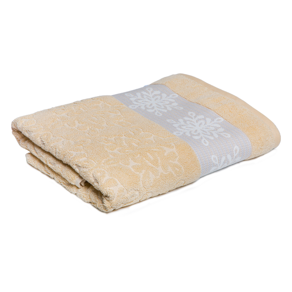 Cannon: Flake Bath Towel: (70x140)cm, Beige