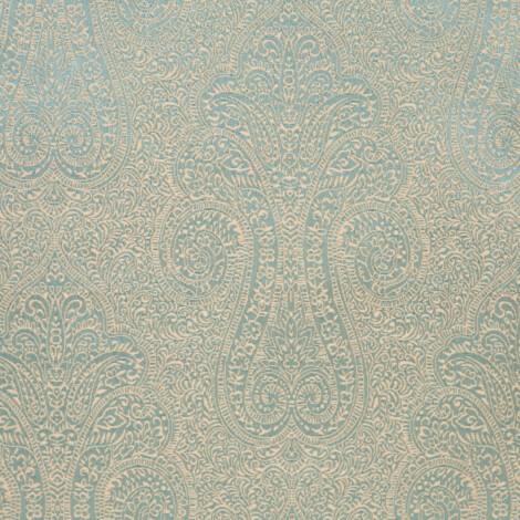 F-Laurena IV Collection: Blue Detailed Pattern DDecor Furnishing Fabric, 280cm 1