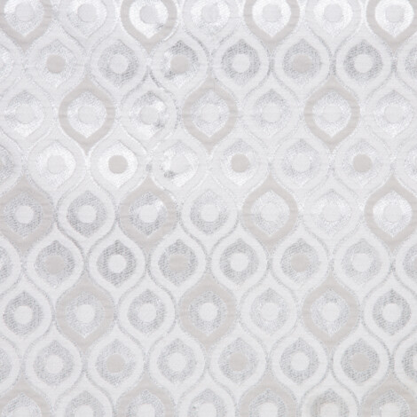 F-Laurena IV Collection: Grey Ogee Pattern DDecor Furnishing Fabric, 280cm 1