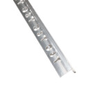Sang Yi: Aluminium L-Shaped Tile Edge: Silver Polished, 2.4mx21mm(W) x 10mm(H)
