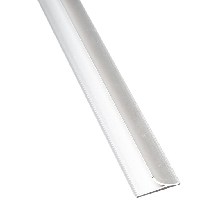 Sang Yi: Aluminium Internal Corner Tile Profile: Silver Matt, 2.5mx23mm (W)x14mm(H)