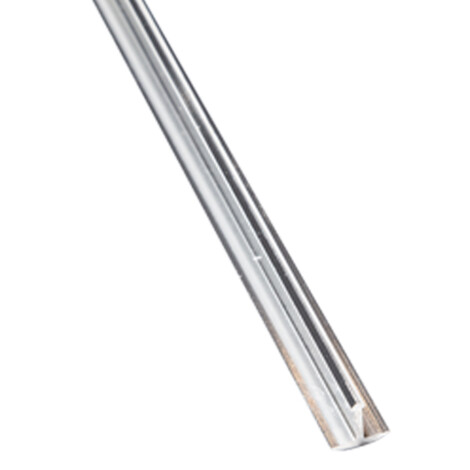 Sang Yi: Aluminium T-Shaped Transition Profile: Silver Polished, 2.5mx10mm(W)x8mm(H)
