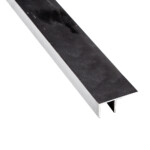 Sang Yi: Aluminium Glass Tile Strip: 12.5mm, Black Matt 2.7m
