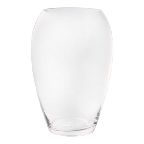 Domus Clear Slim Drop Glass Vase: 21