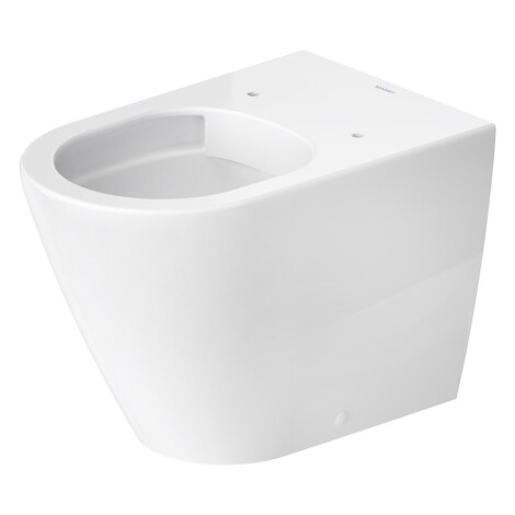 D-Neo: WC Pan, Floor Standing, Rimless + Fixings, 58cm, White  1