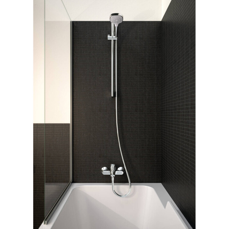 Logis Bath Mixer ,Single Lever, Wall Type, Chrome Plated