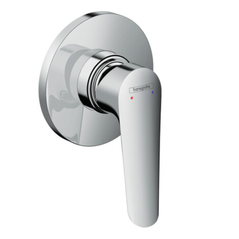 Logis E: 3-Way Finish Set For Concealed Shower Mixer, Chrome Plated 1
