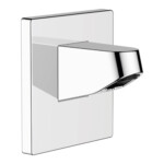 Pulsify 105: Wall Connector For Overhead Shower, Chrome Plated