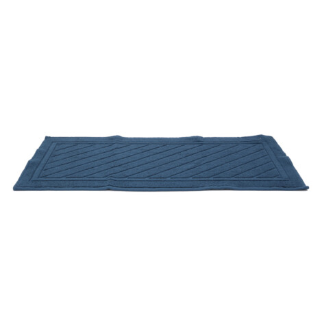 Liner Towel Rug; (43x71)cm, Dark Blue