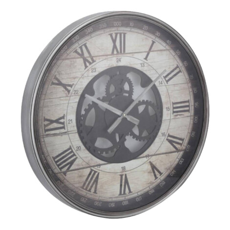 Remington WWall Clock 23.5" ; (60x6.5x60)cm, Brown