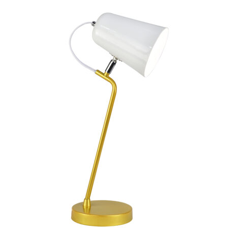Domus: Metal Table Lamp; 40W, E27x1, White 1