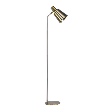 Domus: Metal Floor Lamp; 25W, E14x1, Antique Brass 1