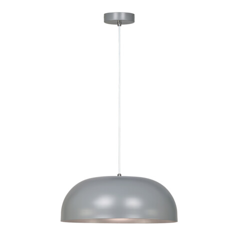 Domus: Metal Pendant Lamp; 40W, E27x1, Grey 1
