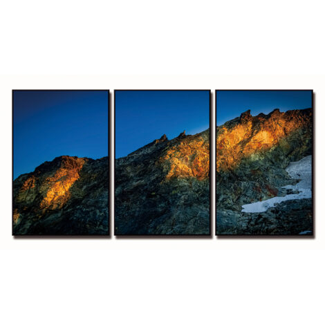 Mountain Rock Printed Painting Set, 3pc: (90×60)cm  1