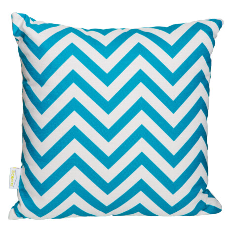 Domus: Outdoor Pillow; (45×45)cm, White/Blue 1