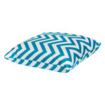 Domus: Outdoor Pillow; (45x45)cm, White/Blue