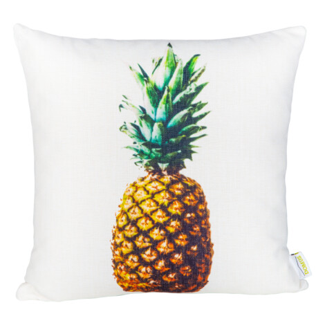 Domus: Pineapple Print Outdoor Pillow; (45×45)cm 1