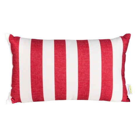 Domus: Outdoor Lumber Pillow; (30×50)cm, Red 1
