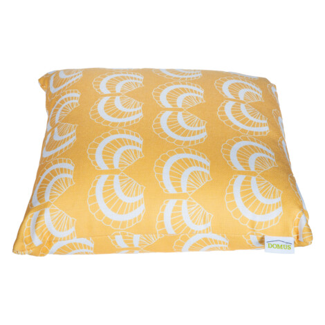 Domus: Outdoor Pillow; (45x45)cm, White/Yellow