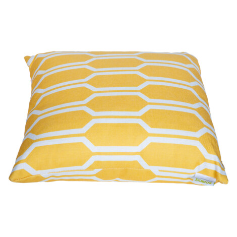 Domus: Outdoor Pillow; (45x45)cm, Yellow/White