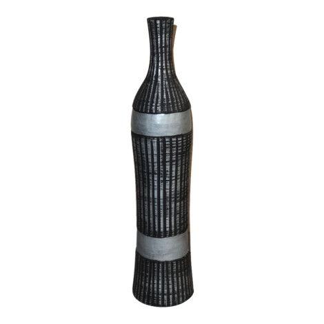 Decorative Bottle Design Ceramic Vase: (9x9x40)cm 1