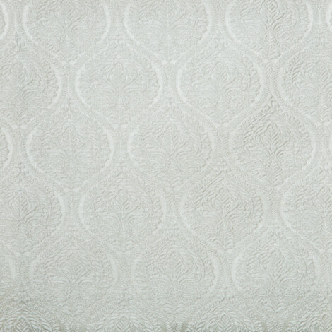 Laurena Arezo Collection: DDECOR Textured Damask Patterned Furnishing Fabric, 280cm, White Coffee 1