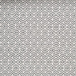 F-Laurena IV Collection: DDecor Diamond Shaped Textured Furnishing Fabric; 280cm, Grey/White