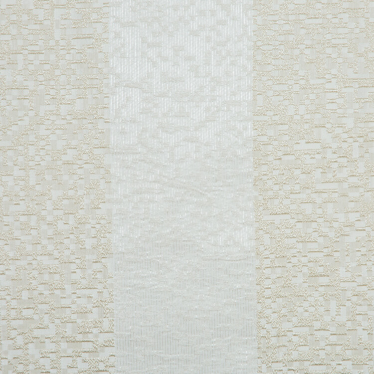 Sonet Collection: DDECOR Textured Pattern Furnishing Fabric, 280cm, Cream