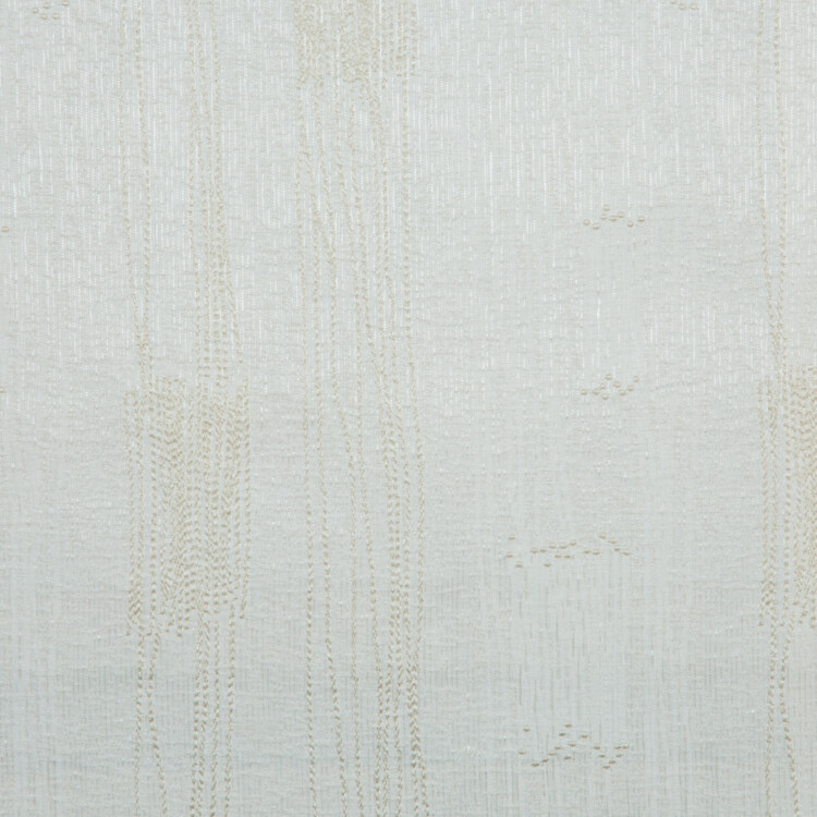 Sonet Collection: DDECOR Textured Stitch-Like Pattern Furnishing Fabric, 280cm, Cream