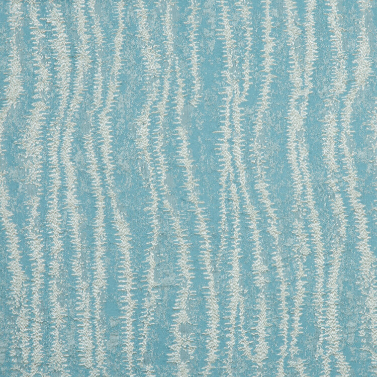 Sonet Collection: DDECOR Textured Wavy Pattern 
 Furnishing Fabric, 280cm, Dark Cyan
