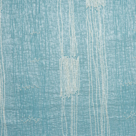 Sonet Collection: DDECOR Textured Stitch-Like Pattern Furnishing Fabric, 280cm, Dark Cyan 1